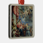 Het Mystic Marriage of St. Catherine Metalen Ornament (Rechts)