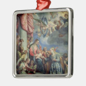 Het Mystic Marriage of St. Catherine Metalen Ornament (Links)