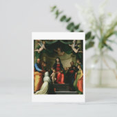 Het Mystic Marriage of St. Catherine of Siena met Briefkaart (Staand voorkant)