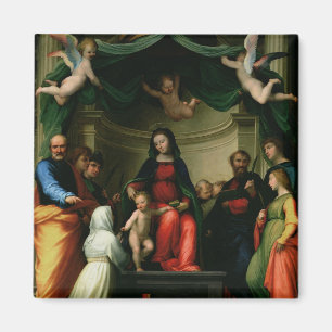 Het Mystic Marriage of St. Catherine of Siena met Magneet