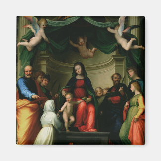 Het Mystic Marriage of St. Catherine of Siena met Magneet