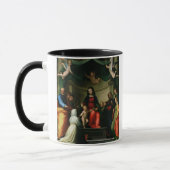 Het Mystic Marriage of St. Catherine of Siena met Mok (Links)