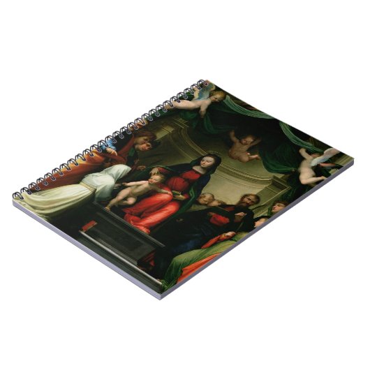 Het Mystic Marriage of St. Catherine of Siena met Notitieboek (Linkerzijde)