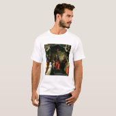 Het Mystic Marriage of St. Catherine of Siena met T-shirt (Voorkant volledig)