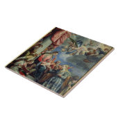 Het Mystic Marriage of St. Catherine Tegeltje (Zijkant)