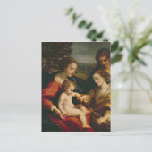 Het Mystic Marriage of St. Catherine van Briefkaart (Staand voorkant)