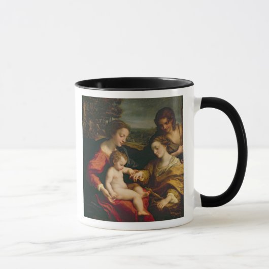 Het Mystic Marriage of St. Catherine van Mok (Rechts)