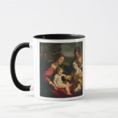 Het Mystic Marriage of St. Catherine van Mok (Links)