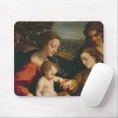 Het Mystic Marriage of St. Catherine van Muismat (Met muis)