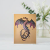 Het mystieke Beest van Nacht Briefkaart (Staand voorkant)