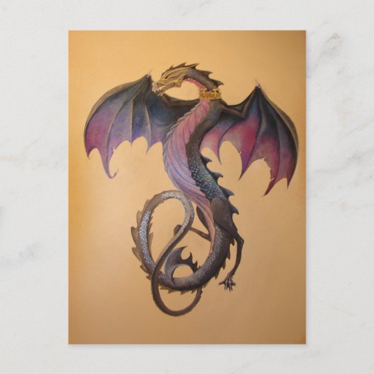 Het mystieke Beest van Nacht Briefkaart (Voorkant)