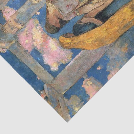 Het mystieke gesprek van Odilon Redon Tissuepapier (Detail)