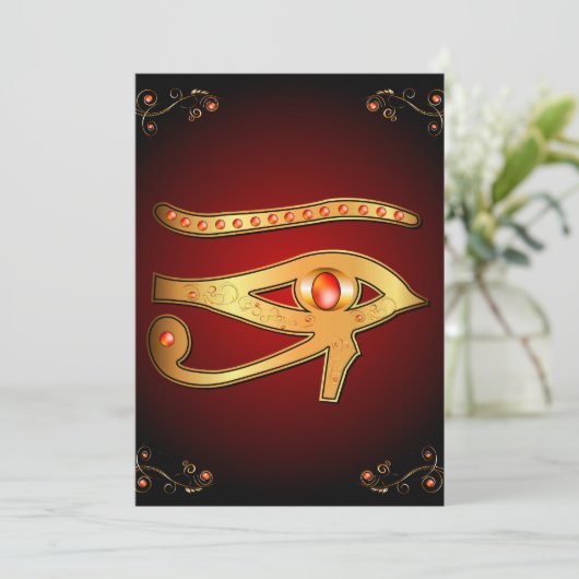 Het mystieke oog kaart (Staand voorkant)