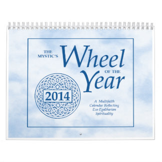Het mystieke wiel van het jaar 2014 kalender
