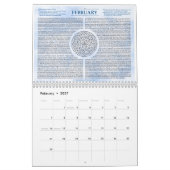 Het mystieke wiel van het jaar 2014 kalender (Feb 2027)