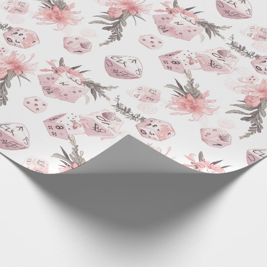 Het Mystieke Witte RPG Dice Wrapping Papier (Hoek)