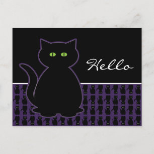 Het mystieke Zwarte Briefkaart van de Kat