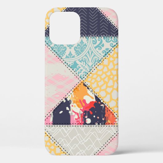 Het naadloze patroon van de de stijlstijl van het Case-Mate iPhone case (Achterkant)