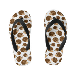 Het naadloze patroon van egels (ver.6) kinder teenslippers