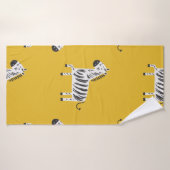 Het naadloze patroon van liefdevolle kinderen met badhanddoek (Badhanddoek)