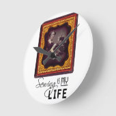 Het naaien is Mijn Leven Ronde Klok (Hoek)