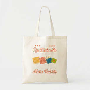 Het naaien van een watje op weg naar herstel Qu Tote Bag