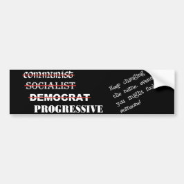 Het naamspel! bumpersticker