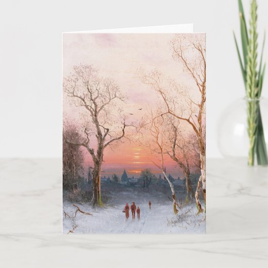 Het naar huis gaan kaart (Voorkant)