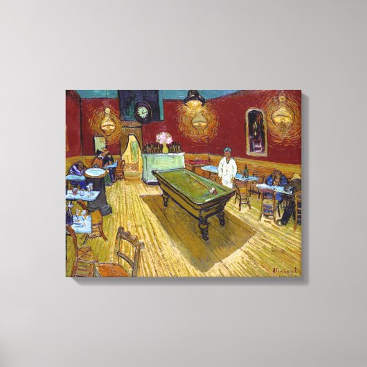 Het Nachtcafé | Van Gogh | Canvas Afdruk (Voorkant)