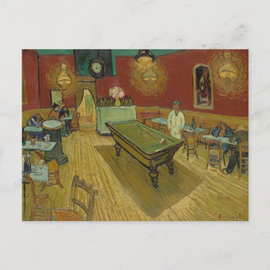 Het Nachtcafé van Vincent Van Gogh Briefkaart (Voorkant)