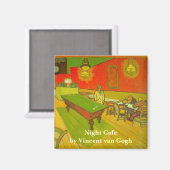 Het Nachtcafé van Vincent van Gogh Magneet (Voorkant / Achterkant)