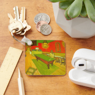 Het Nachtcafé van Vincent van Gogh Sleutelhanger