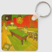 Het Nachtcafé van Vincent van Gogh Sleutelhanger (Achterkant)