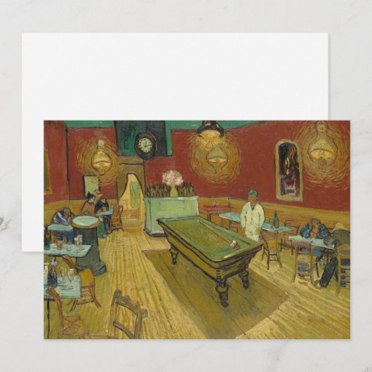 Het nachtcafé | Vincent van Gogh (Voorkant / Achterkant)