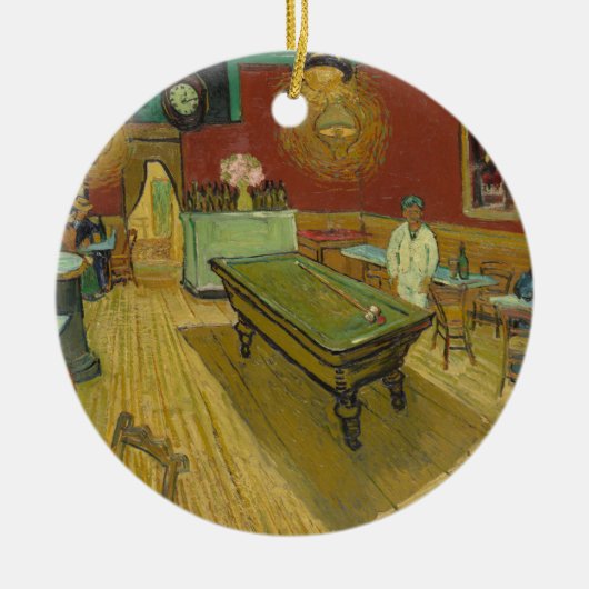 Het nachtcafé | Vincent van Gogh Keramisch Ornament (Voorkant)