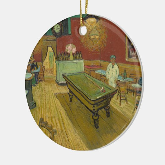 Het nachtcafé | Vincent van Gogh Keramisch Ornament (Links)