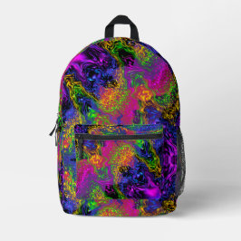 Het nachtelijk Abstracte Bedrukte Rugzak