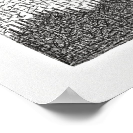 Het naderende Storm van Grant Wood: Retro Elegance Poster (Hoek)