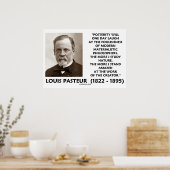 Het nageslacht Materialistische filosofen Pasteur Poster (Keuken)