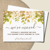 Het najaar Briefkaart van de Aankondiging is verpl