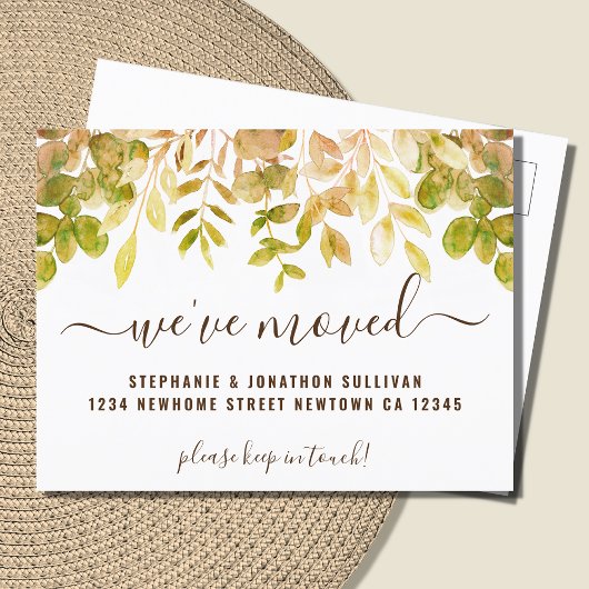 Het najaar Briefkaart van de Aankondiging is verpl