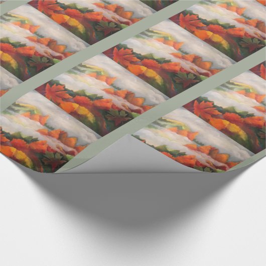 Het najaar cadeaupapier (Hoek)