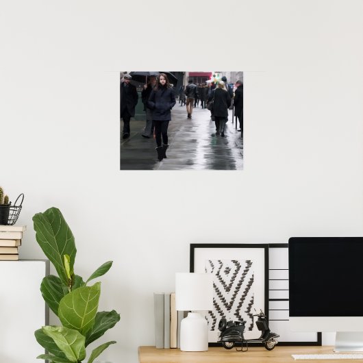 Het najaar in de stad poster (Thuiskantoor)