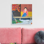 Het najaar in Japan Canvas Afdruk (Insitu (Woonkamer))