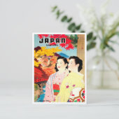 Het najaar in Japan: vintage-reizen Briefkaart (Staand voorkant)