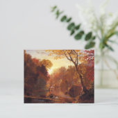 Het najaar in Noord-Amerika, de Frederic Edwin Chu Briefkaart (Staand voorkant)