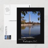 Het najaar in Washington DC Briefkaart (Voorkant / Achterkant)