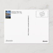 Het najaar in Washington DC Briefkaart (Achterkant)