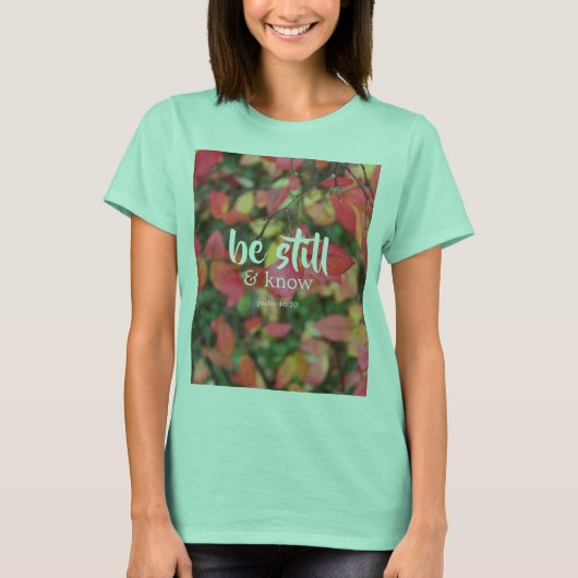 Het najaar is stil & weet Shirt (Voorkant)