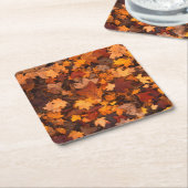 het najaar kartonnen onderzetters (Schuin)